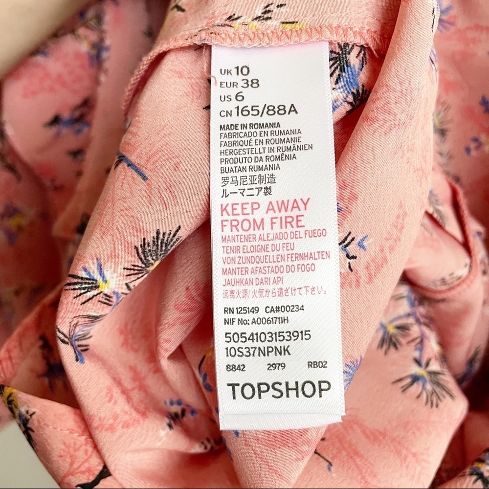 Topshop Off Duty Ruffle Tea Dress - Picture 8 of 9